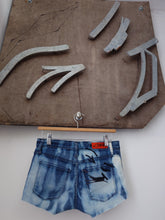 Load image into Gallery viewer, Bleached Denim Hot Pants — NOBODY x Crafty Wink