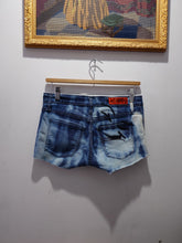 Load image into Gallery viewer, Bleached Denim Hot Pants — NOBODY x Crafty Wink
