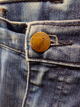 Load image into Gallery viewer, Bleached Denim Hot Pants — NOBODY x Crafty Wink