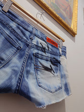 Load image into Gallery viewer, Bleached Denim Hot Pants — NOBODY x Crafty Wink
